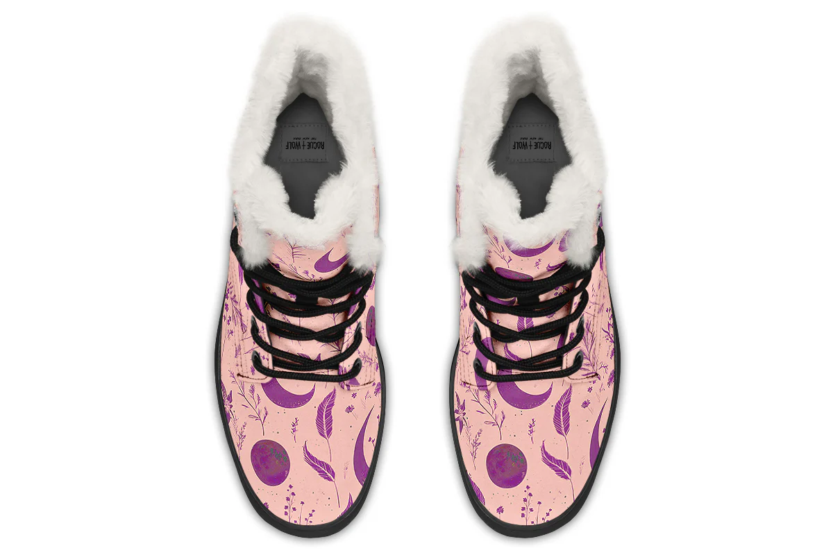 Pink Moonlit Botanica Winter Boots - Image 7