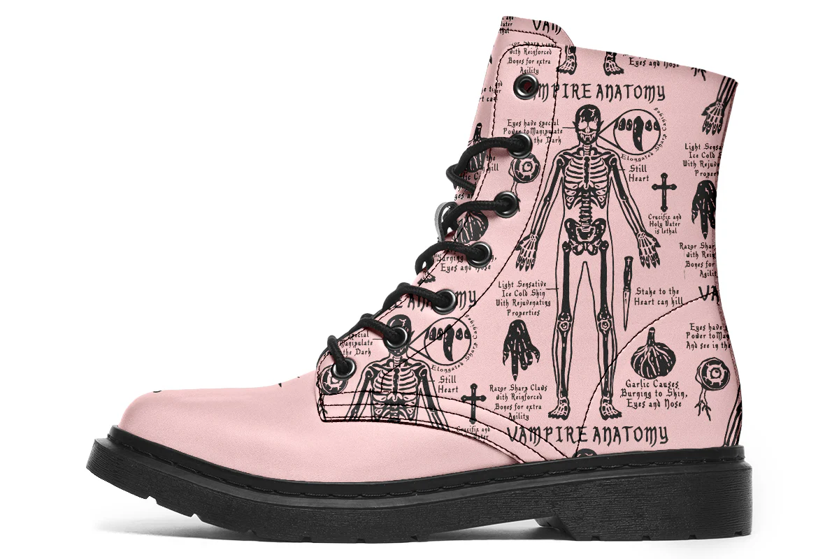 Pink Vampire Study Boots