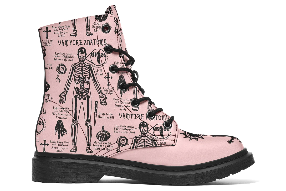 Pink Vampire Study Boots - Image 3
