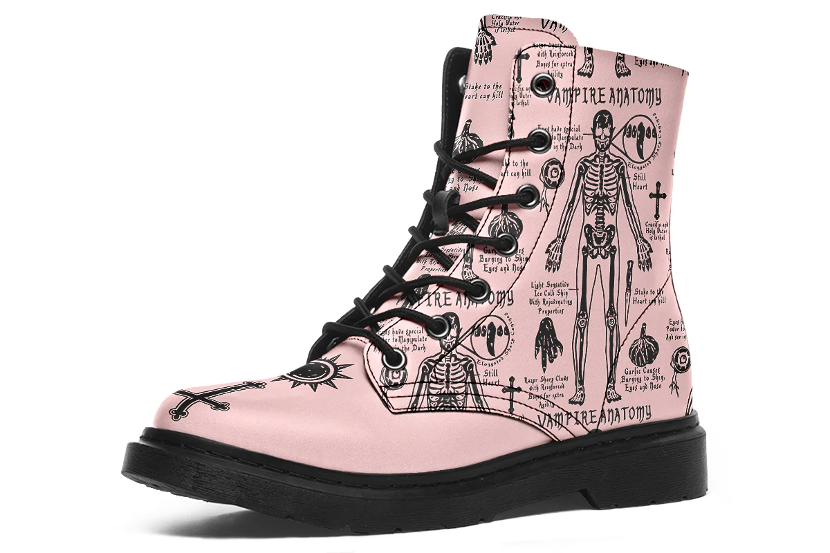 Pink Vampire Study Boots - Image 4