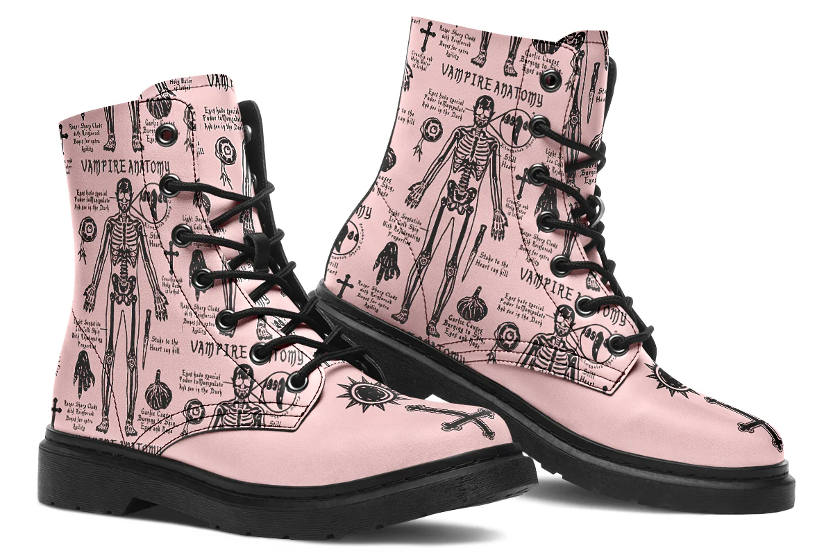 Pink Vampire Study Boots - Image 5