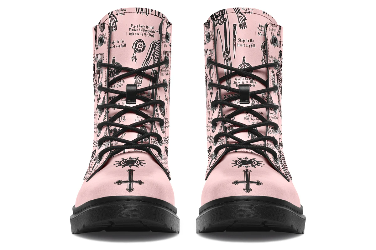 Pink Vampire Study Boots - Image 6