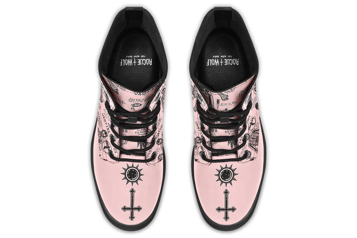 Pink Vampire Study Boots - Image 8
