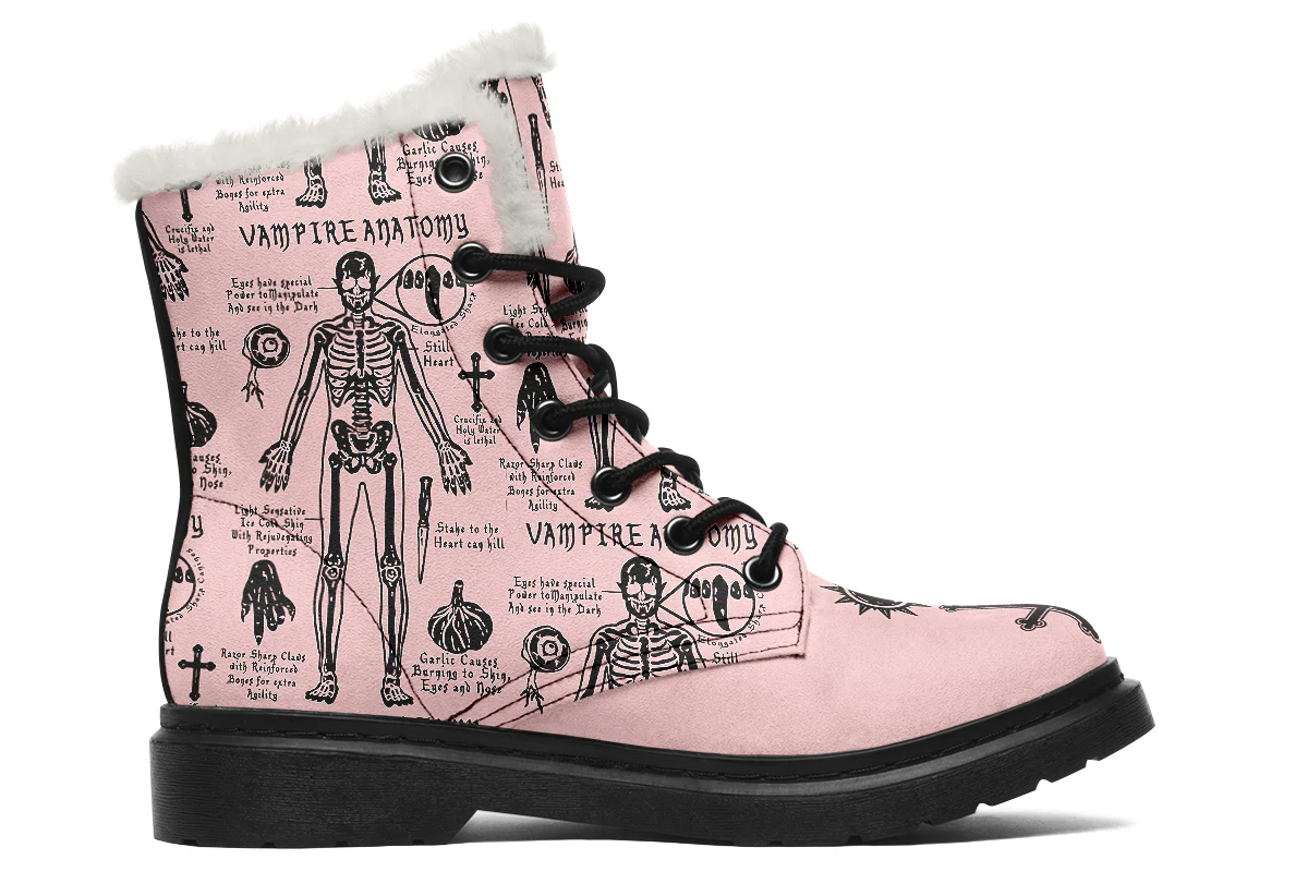 Pink Vampire Study Winter Boots - Image 2