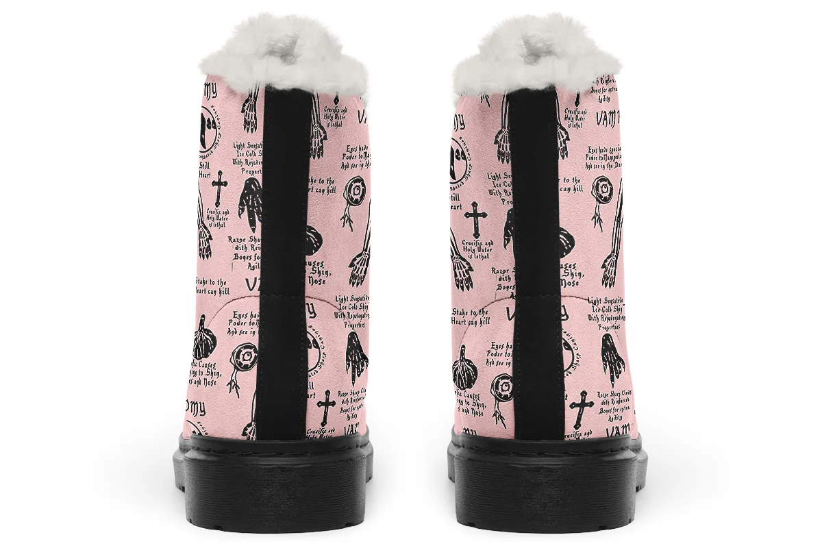 Pink Vampire Study Winter Boots - Image 4