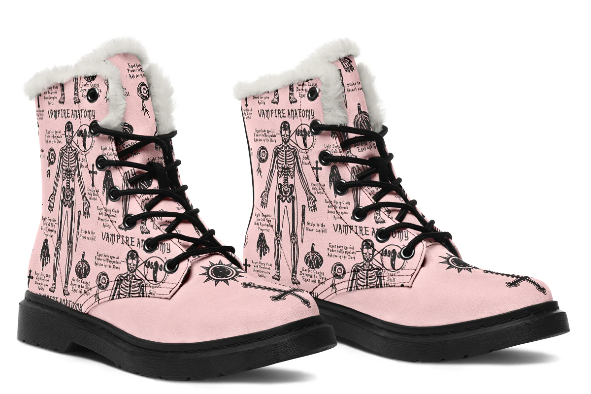 Pink Vampire Study Winter Boots - Image 6