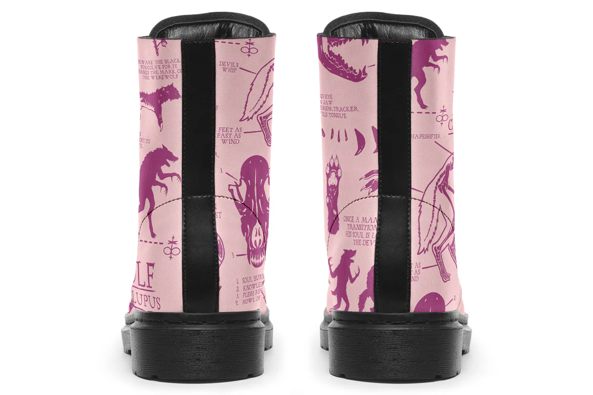 Pink Wolf Study Boots - Image 7