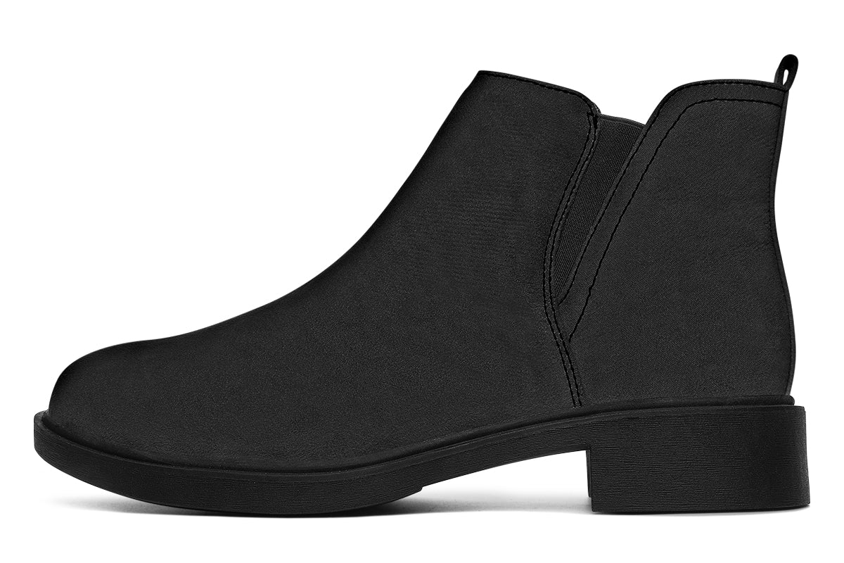 Pitch Black Chelsea Boots