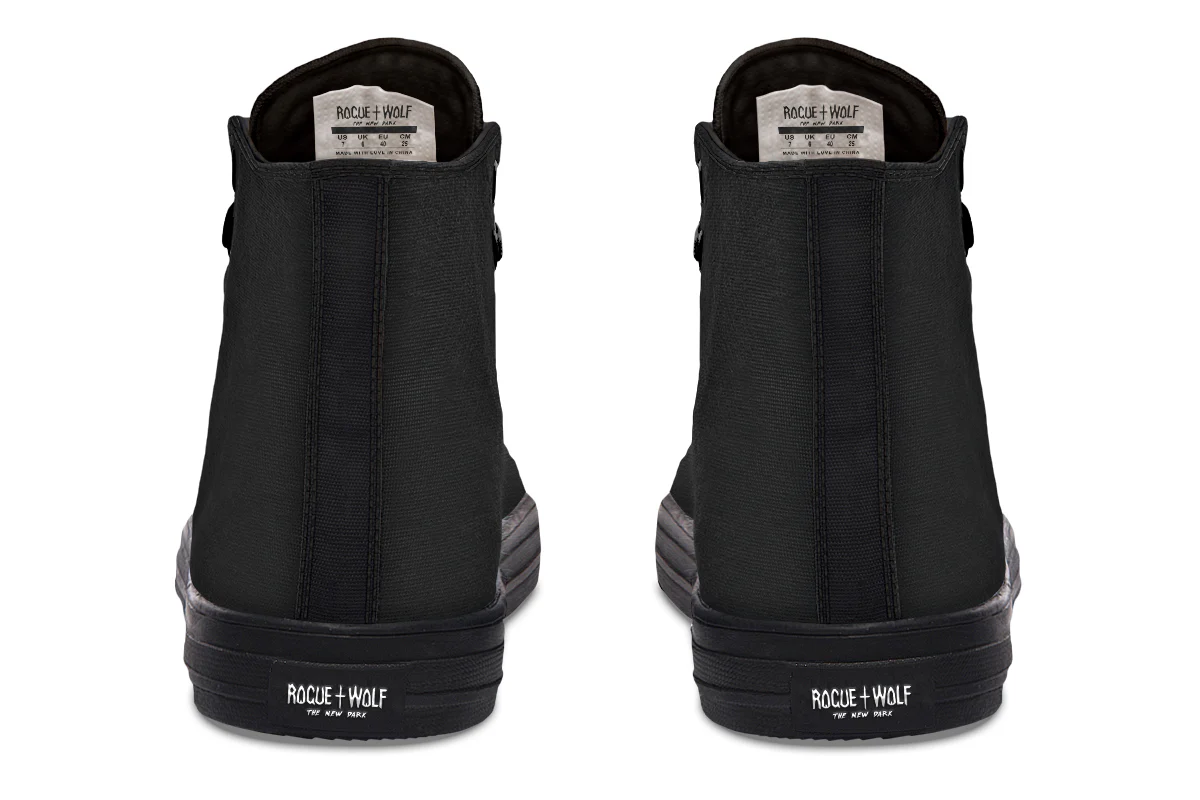 Pitch Black High Tops - Image 8