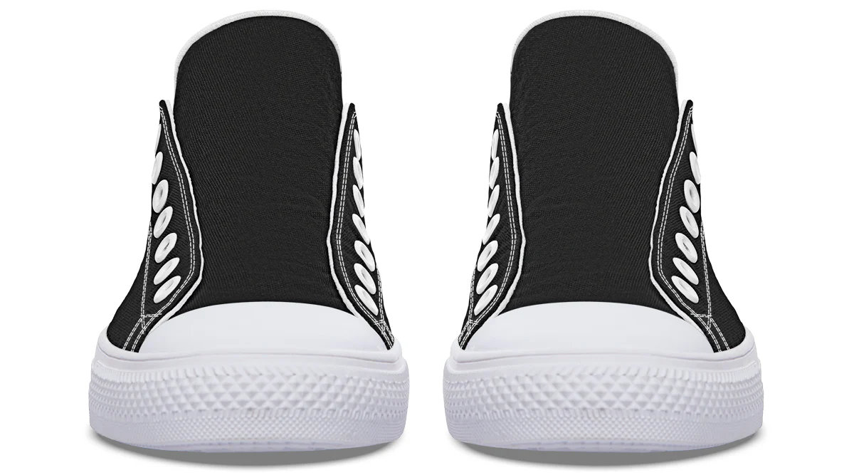 Pitch Black Low Tops - Image 15