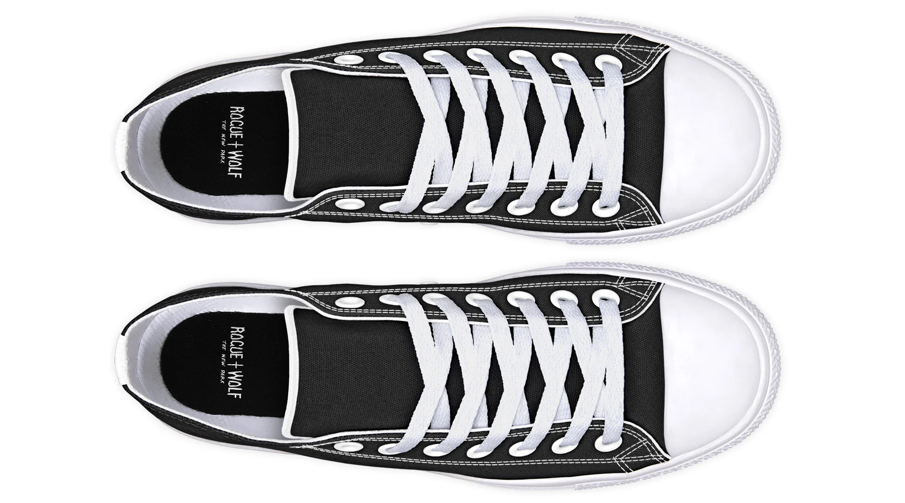 Pitch Black Low Tops - Image 17