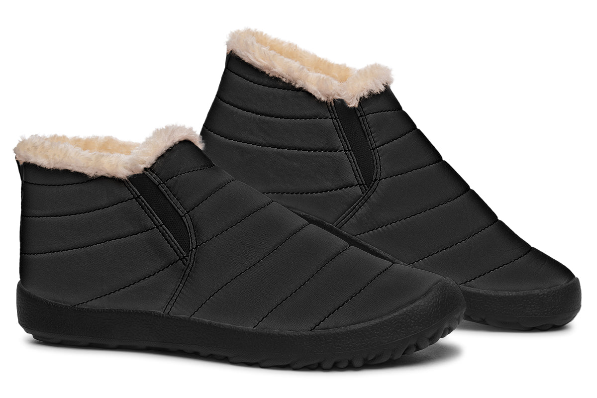 Pitch Black Winter Sneakers - Image 6
