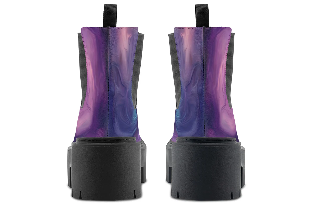 Prismatic Currents Platform Chelsea Boots - Image 6