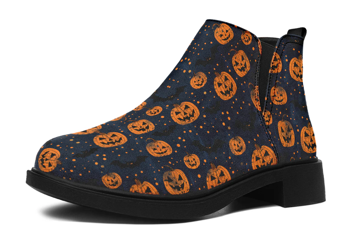 Pumpkin Party Chelsea Boots - Image 2