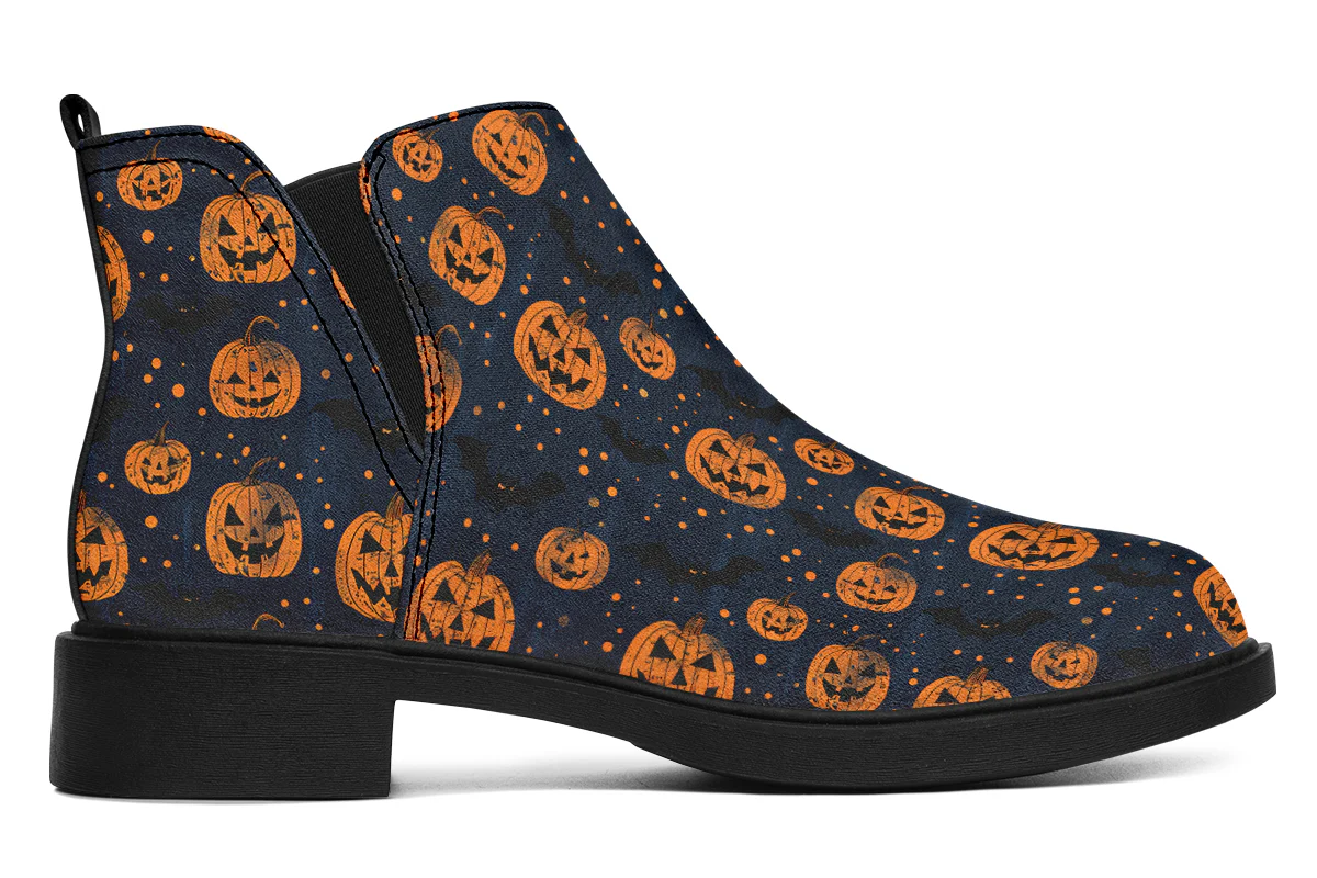 Pumpkin Party Chelsea Boots - Image 3