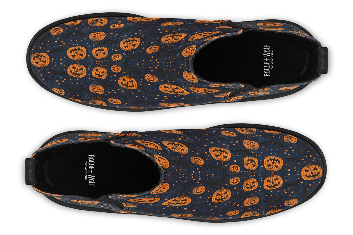 Pumpkin Party Chelsea Boots - Image 6