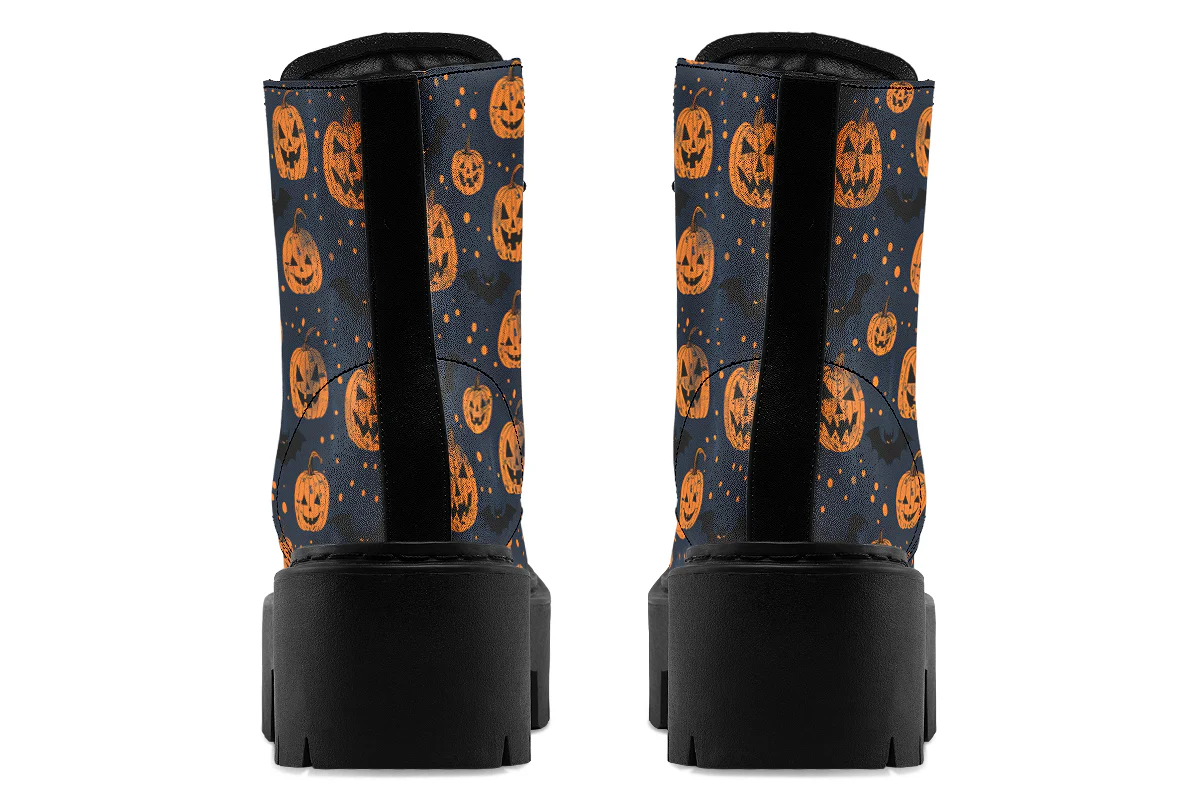 Pumpkin Party Platform Boots - Image 6