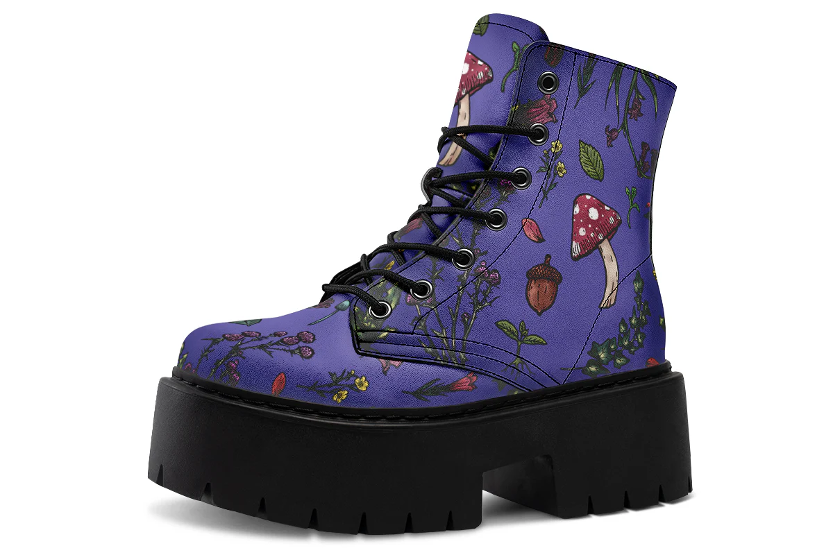 Purple Herbology Platform Boots - Image 2