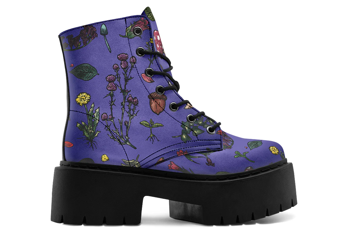 Purple Herbology Platform Boots - Image 3