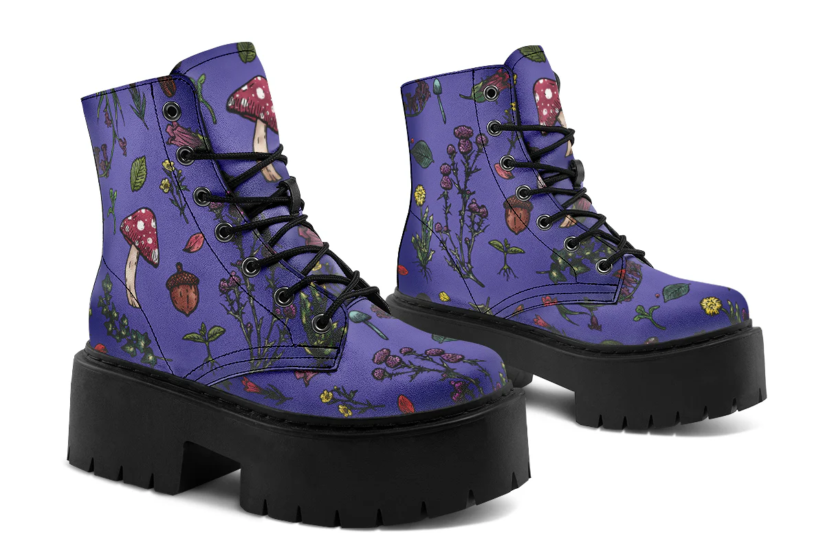 Purple Herbology Platform Boots - Image 4