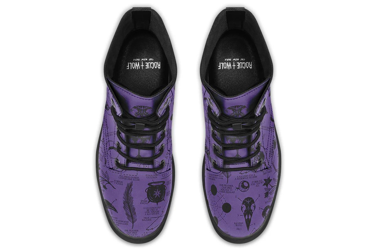 Purple Raven Study Boots - Image 8
