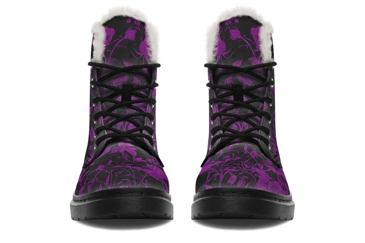 Purple Rose Romance Winter Boots - Image 3