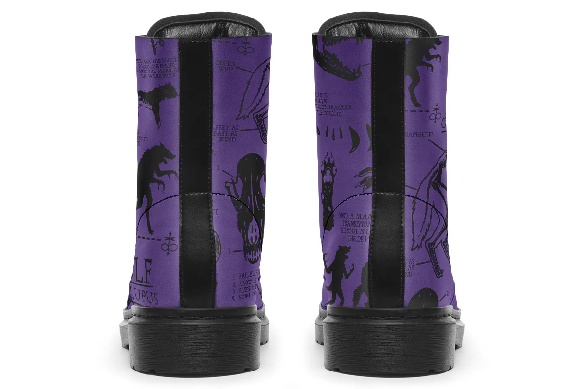 Purple Wolf Study Boots - Image 7