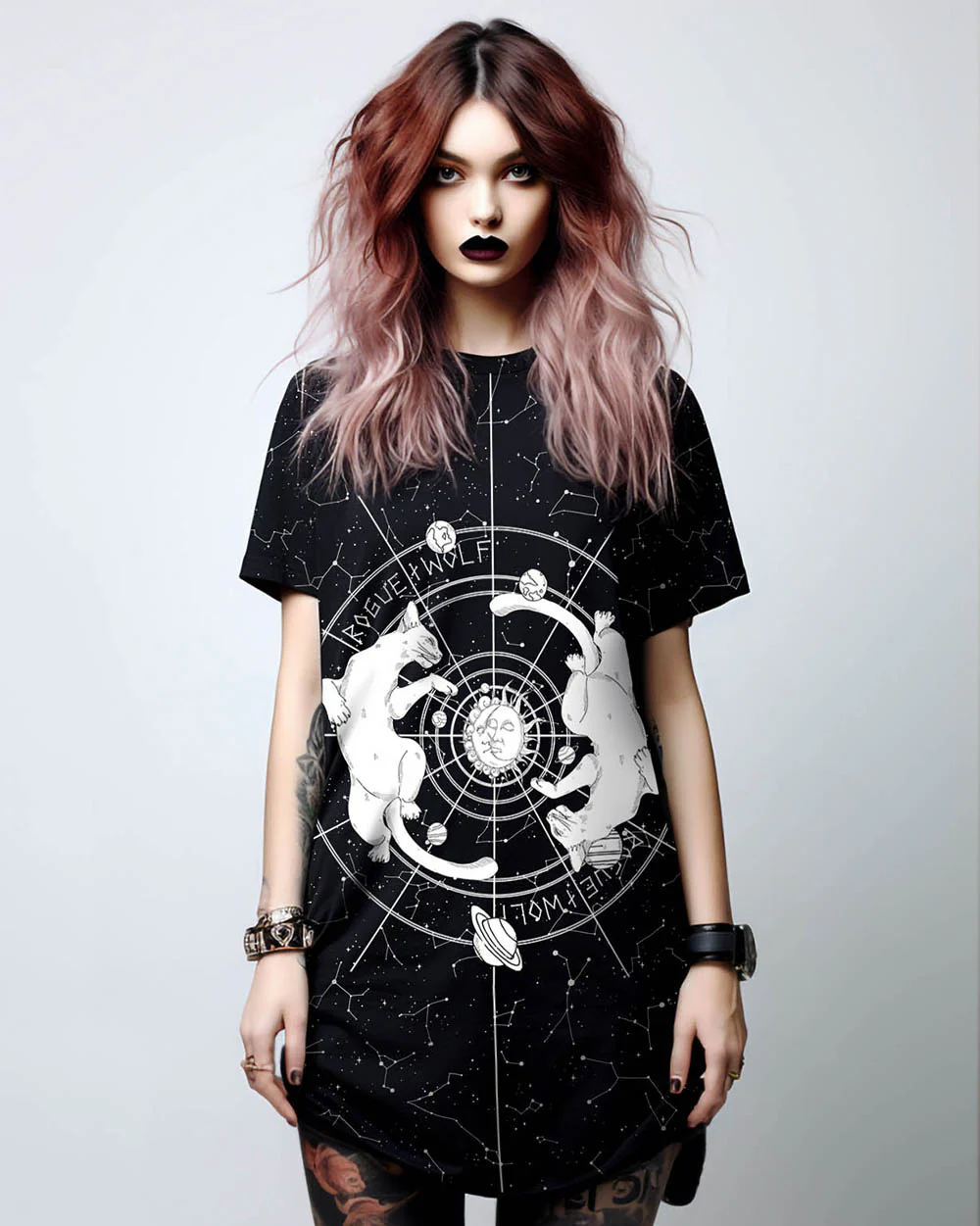 Purr Nebula Tee Dress - Image 3