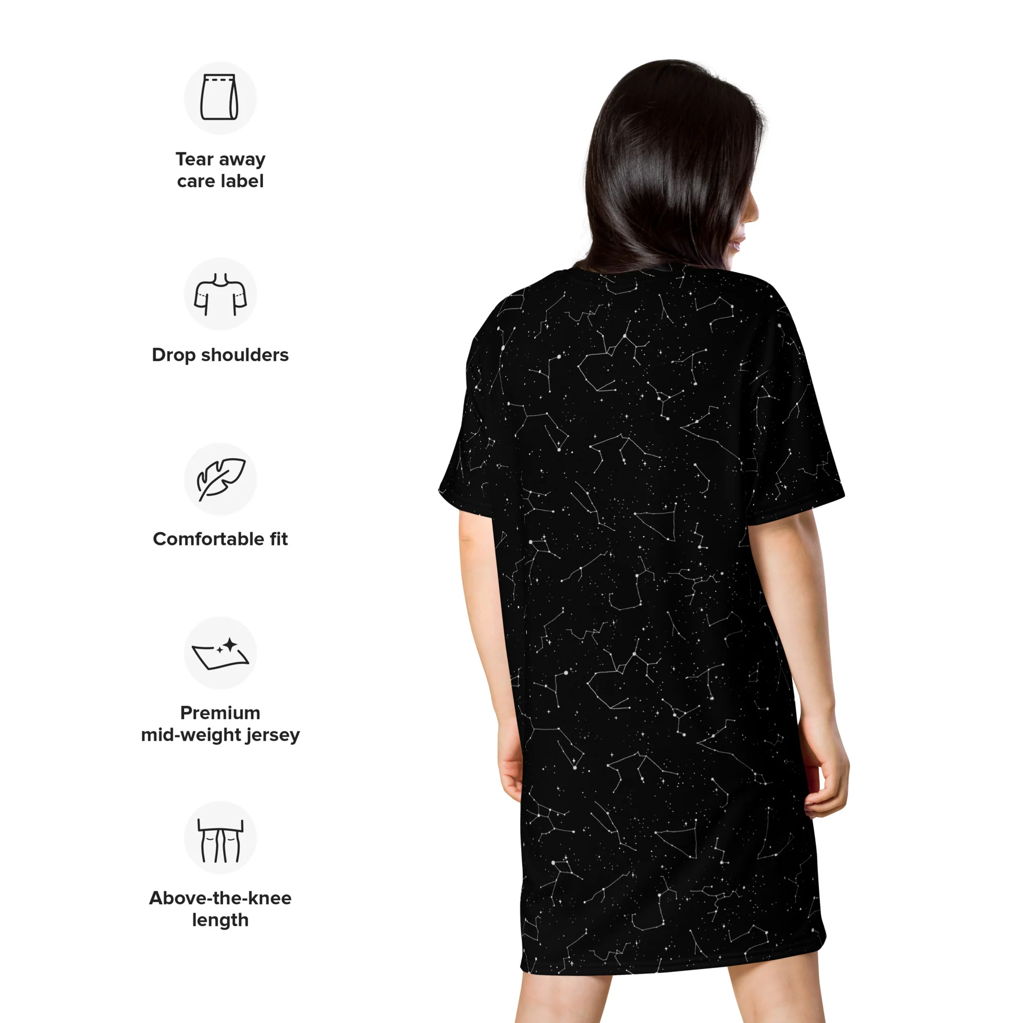 Purr Nebula Tee Dress - Image 6