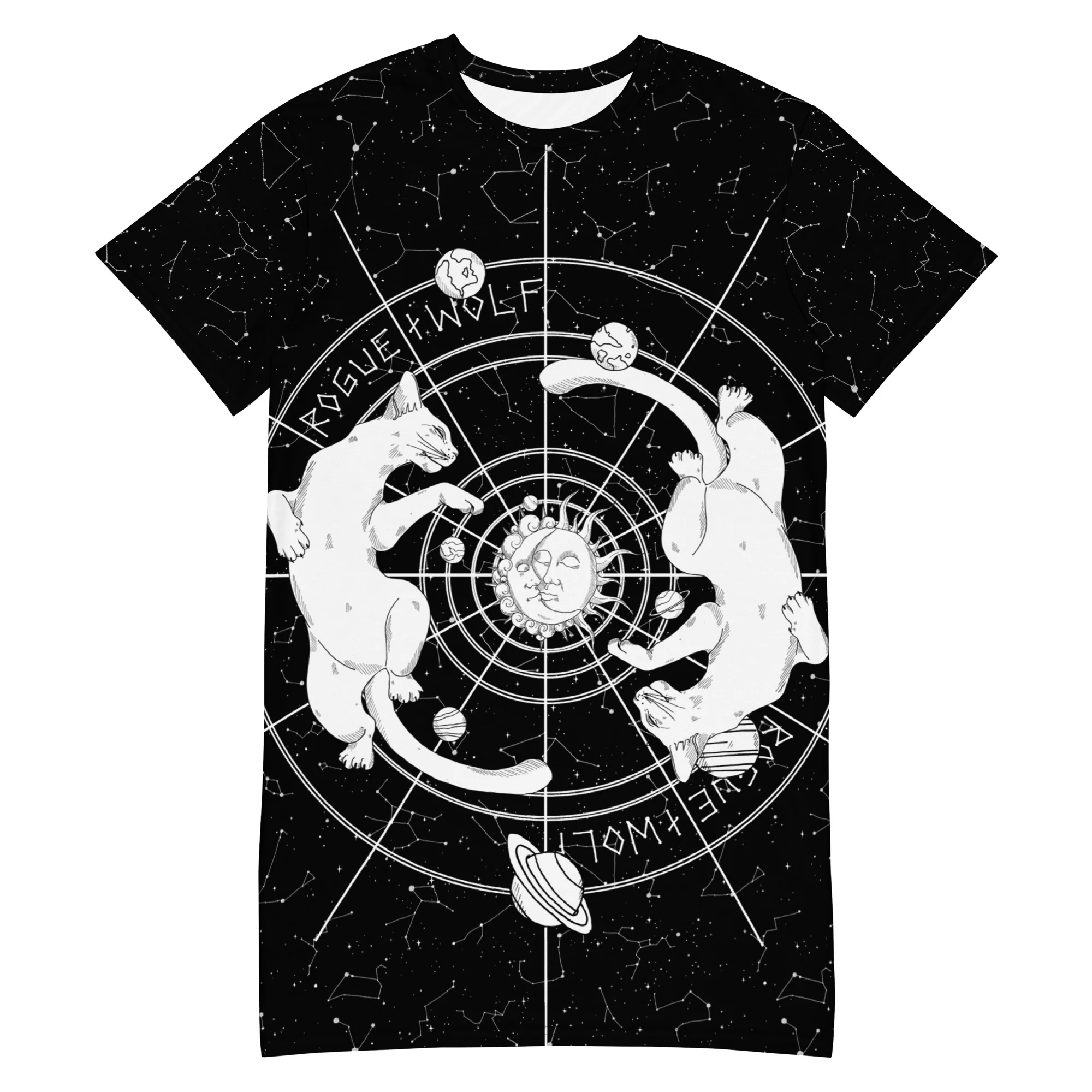 Purr Nebula Tee Dress - Image 7