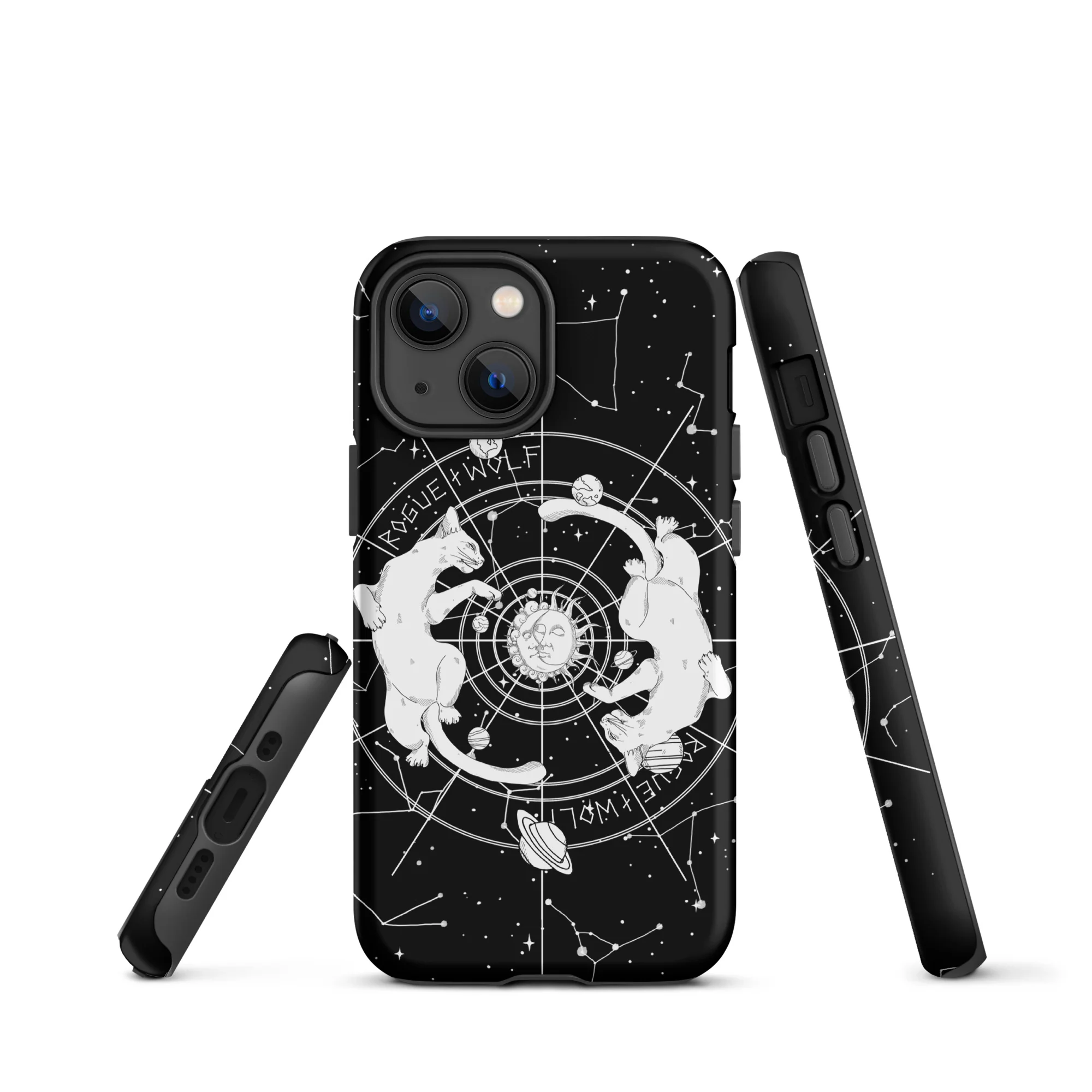 Purr Nebula Tough Phone Case for iPhone - Image 11