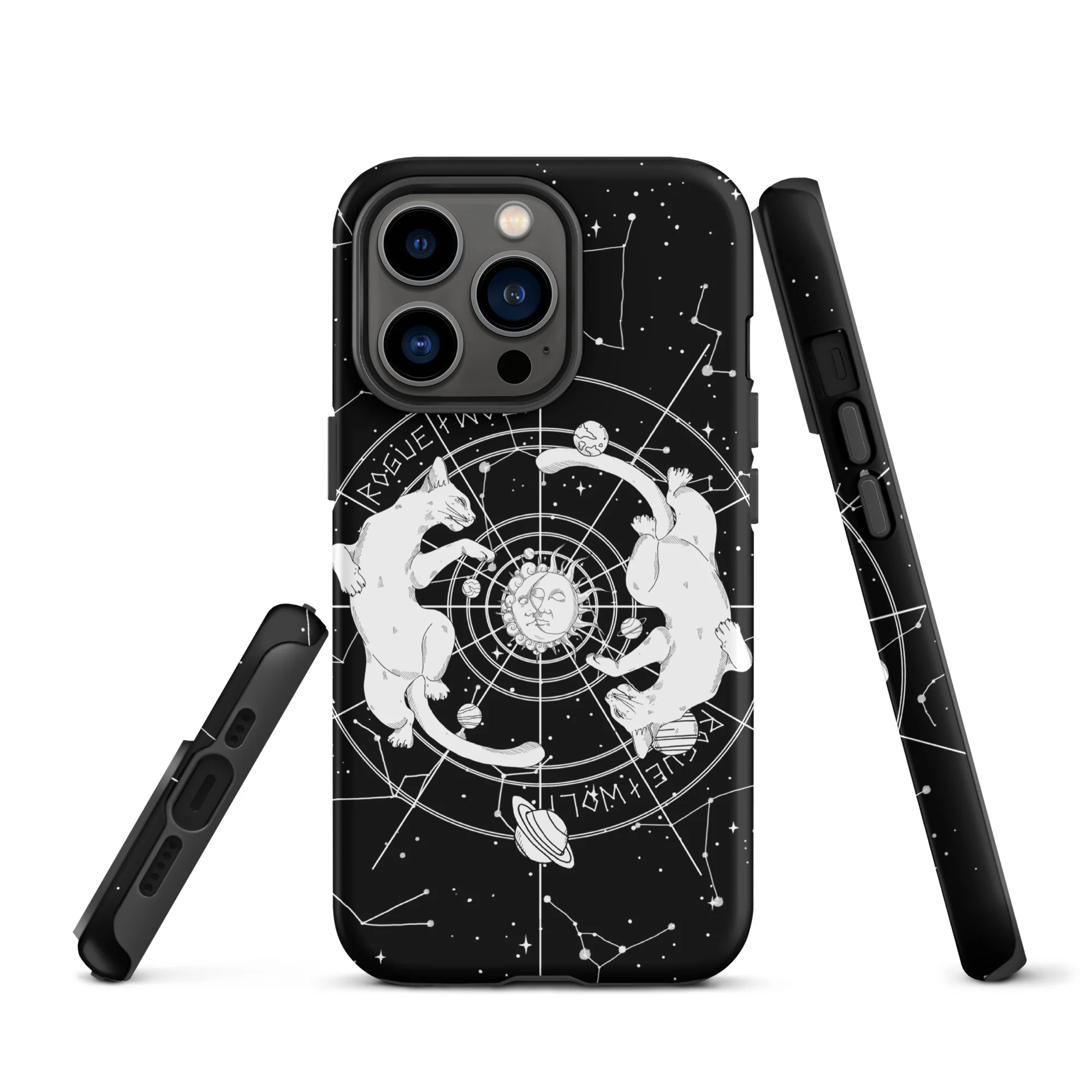 Purr Nebula Tough Phone Case for iPhone - Image 13