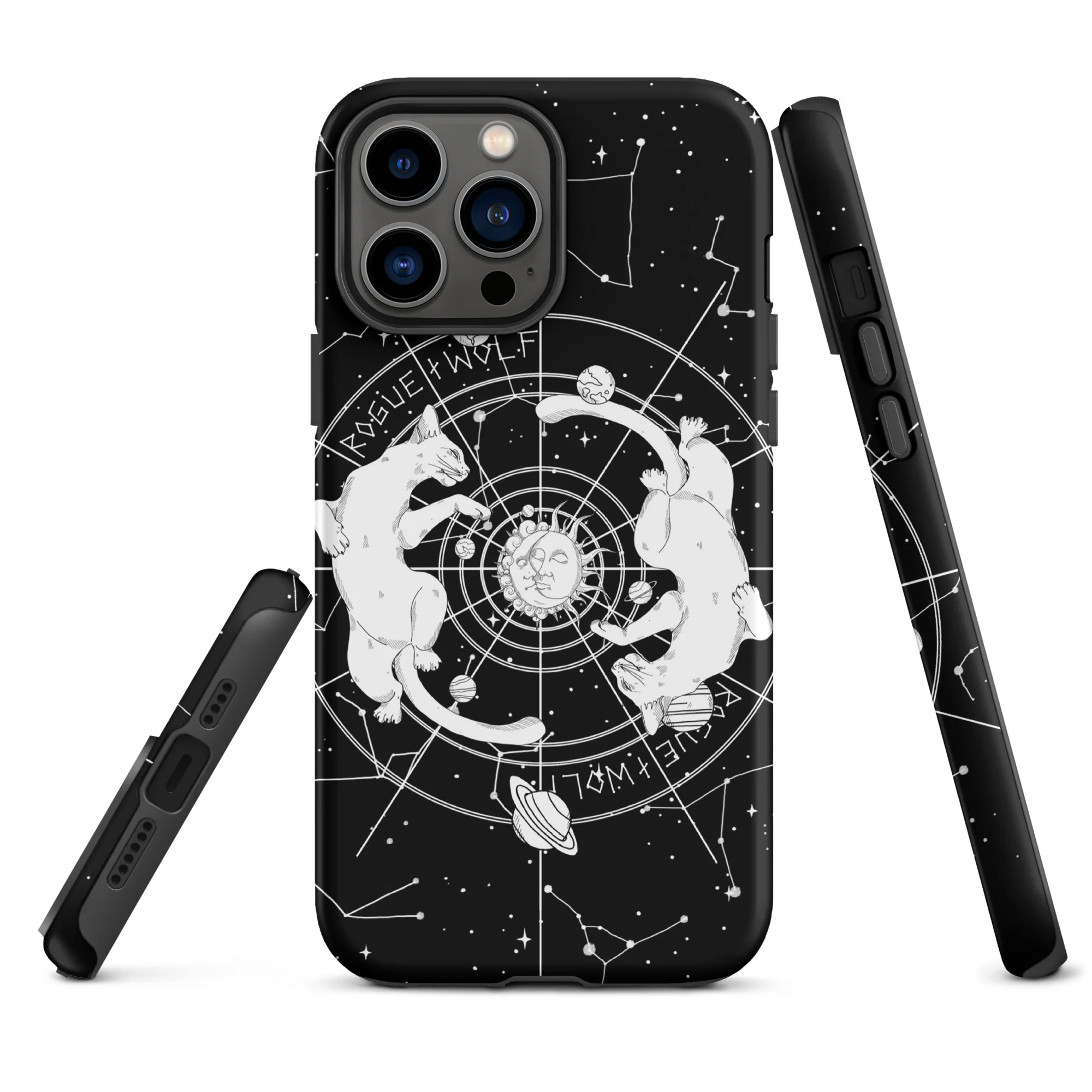 Purr Nebula Tough Phone Case for iPhone - Image 14