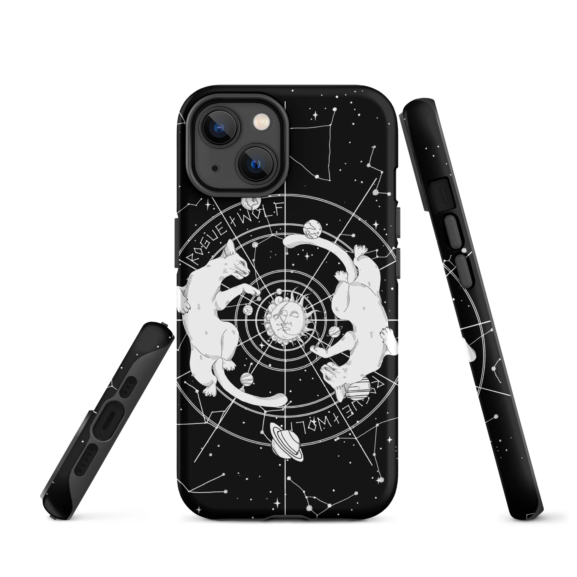 Purr Nebula Tough Phone Case for iPhone - Image 15