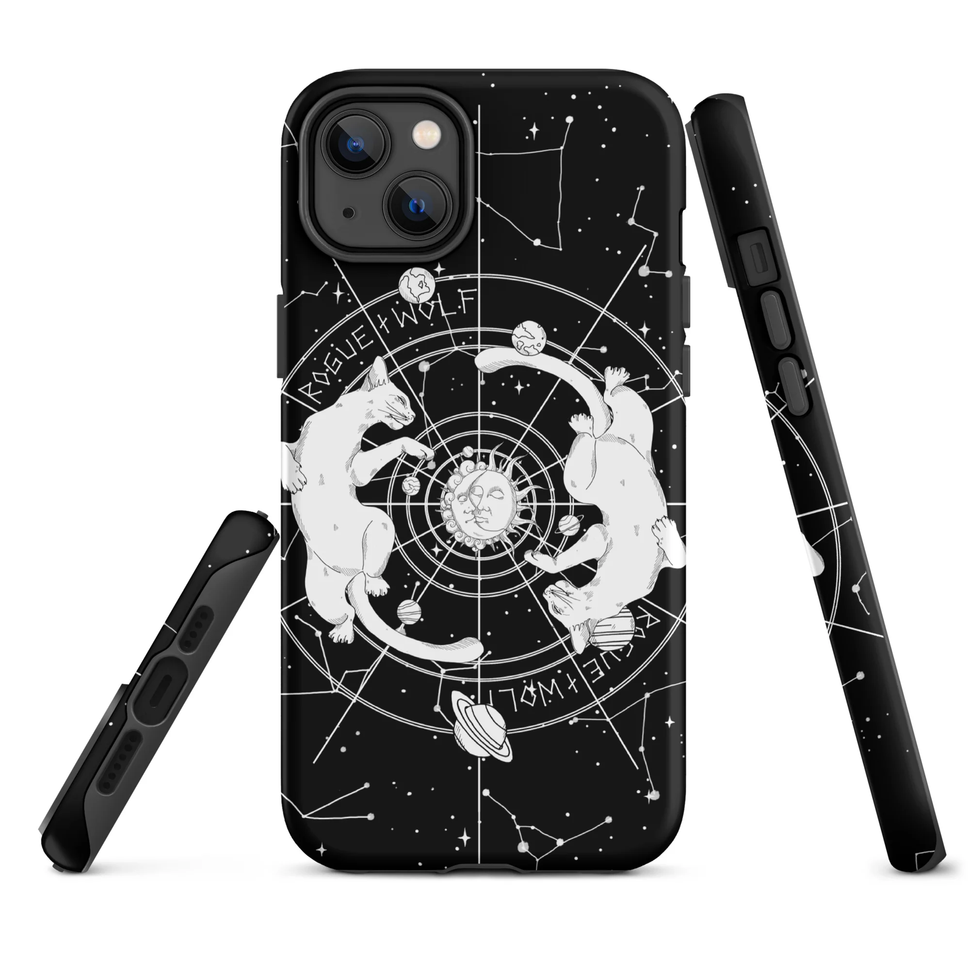 Purr Nebula Tough Phone Case for iPhone - Image 16