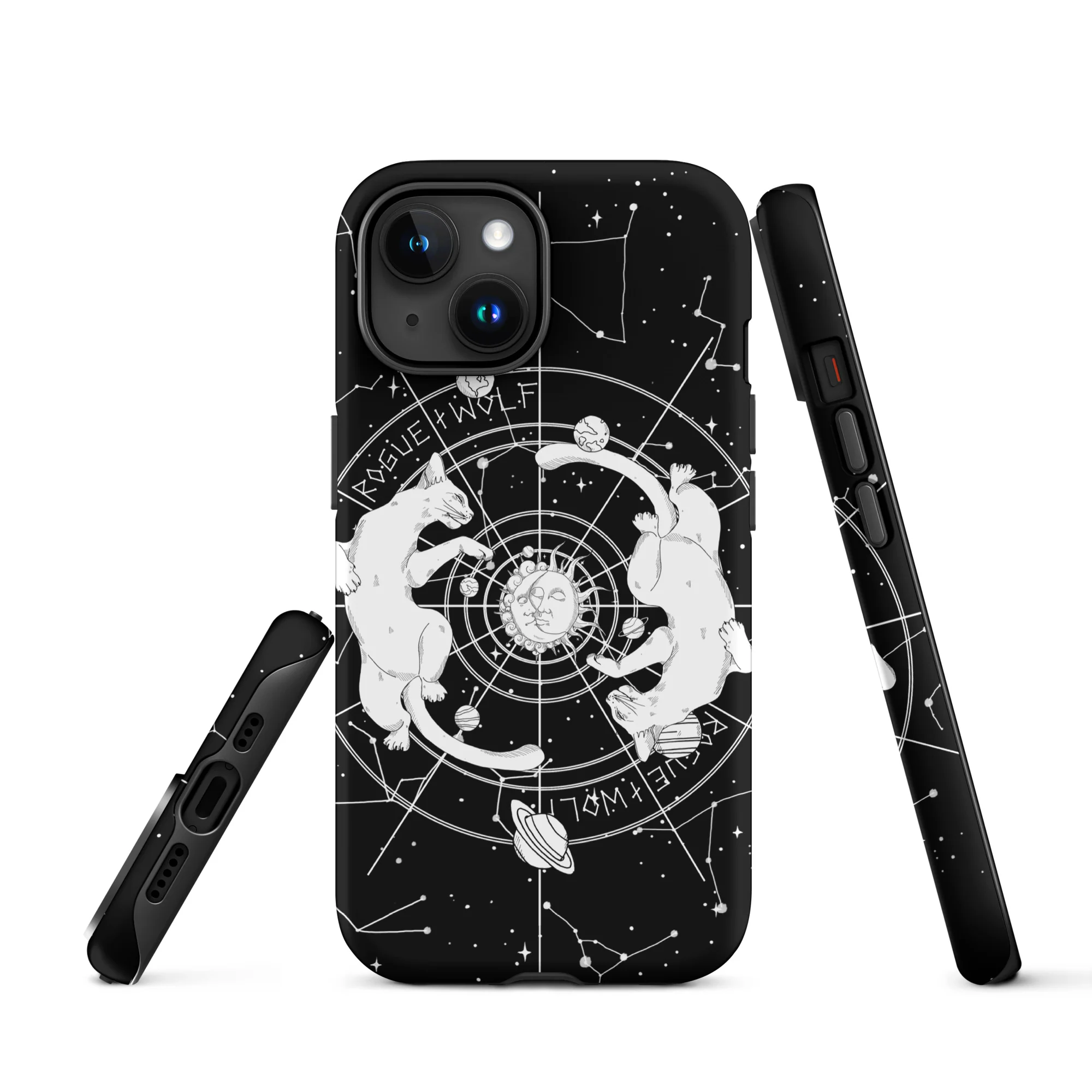 Purr Nebula Tough Phone Case for iPhone - Image 19