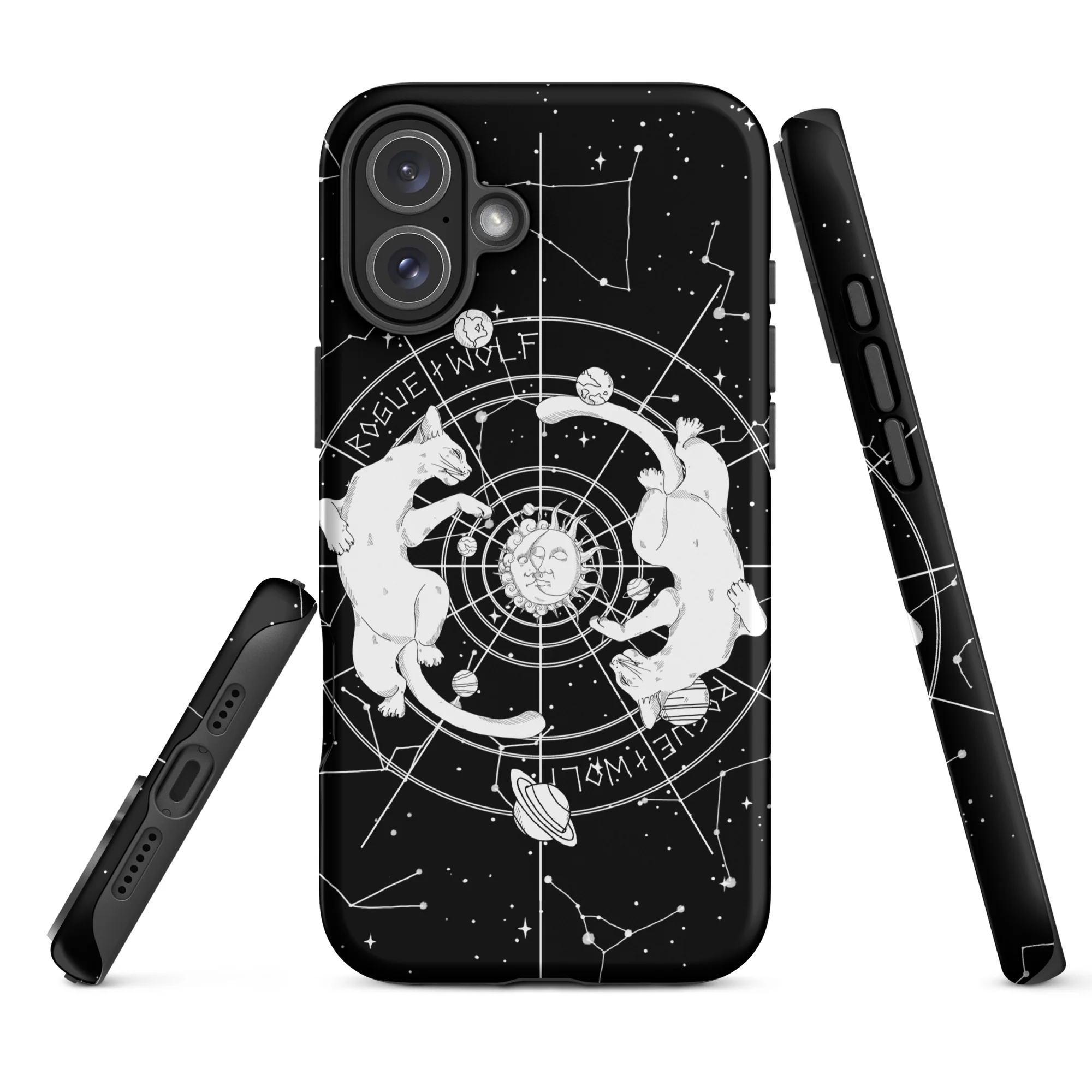 Purr Nebula Tough Phone Case for iPhone - Image 24