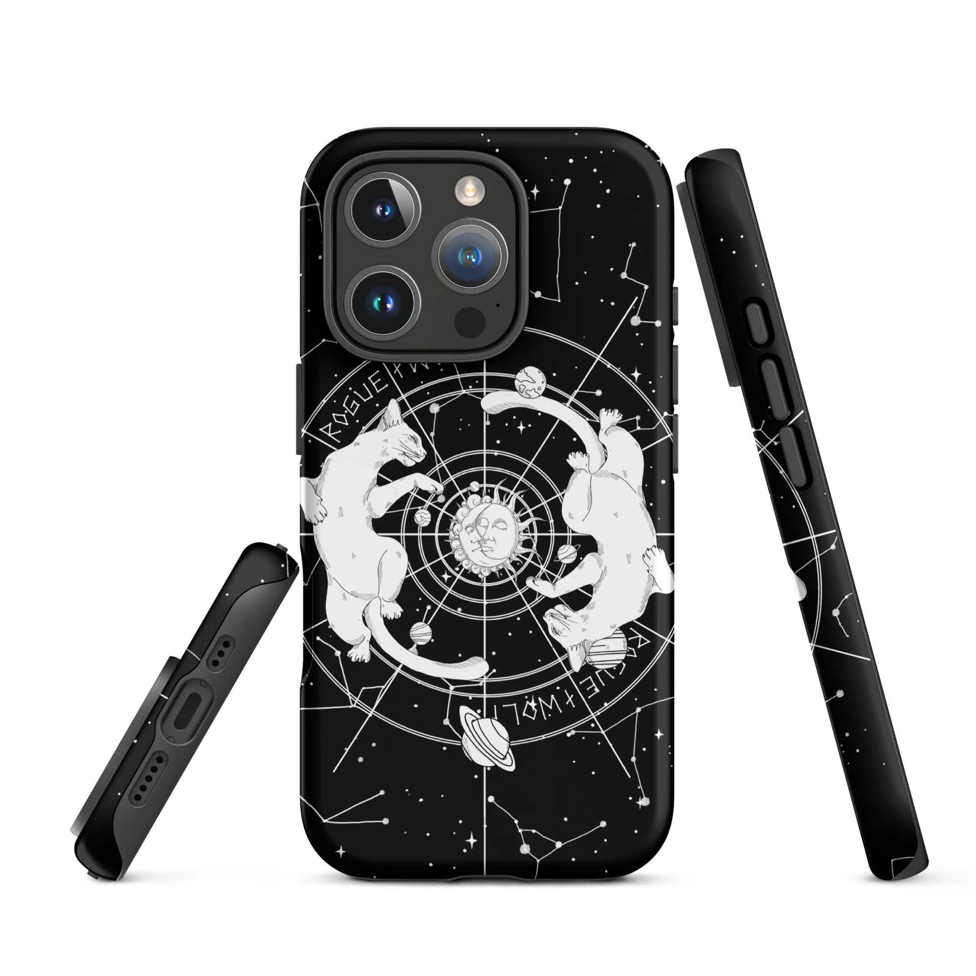 Purr Nebula Tough Phone Case for iPhone - Image 25
