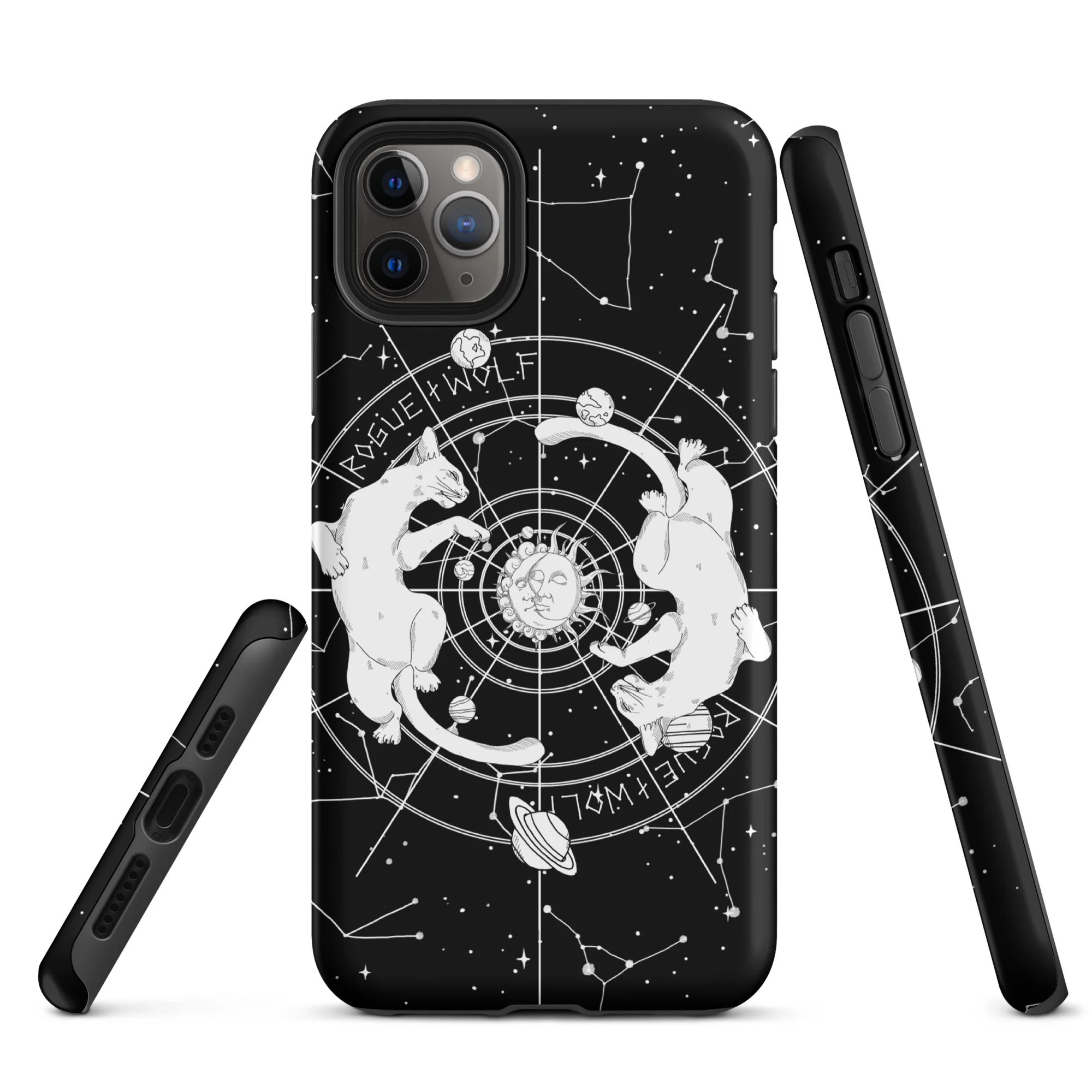 Purr Nebula Tough Phone Case for iPhone - Image 6
