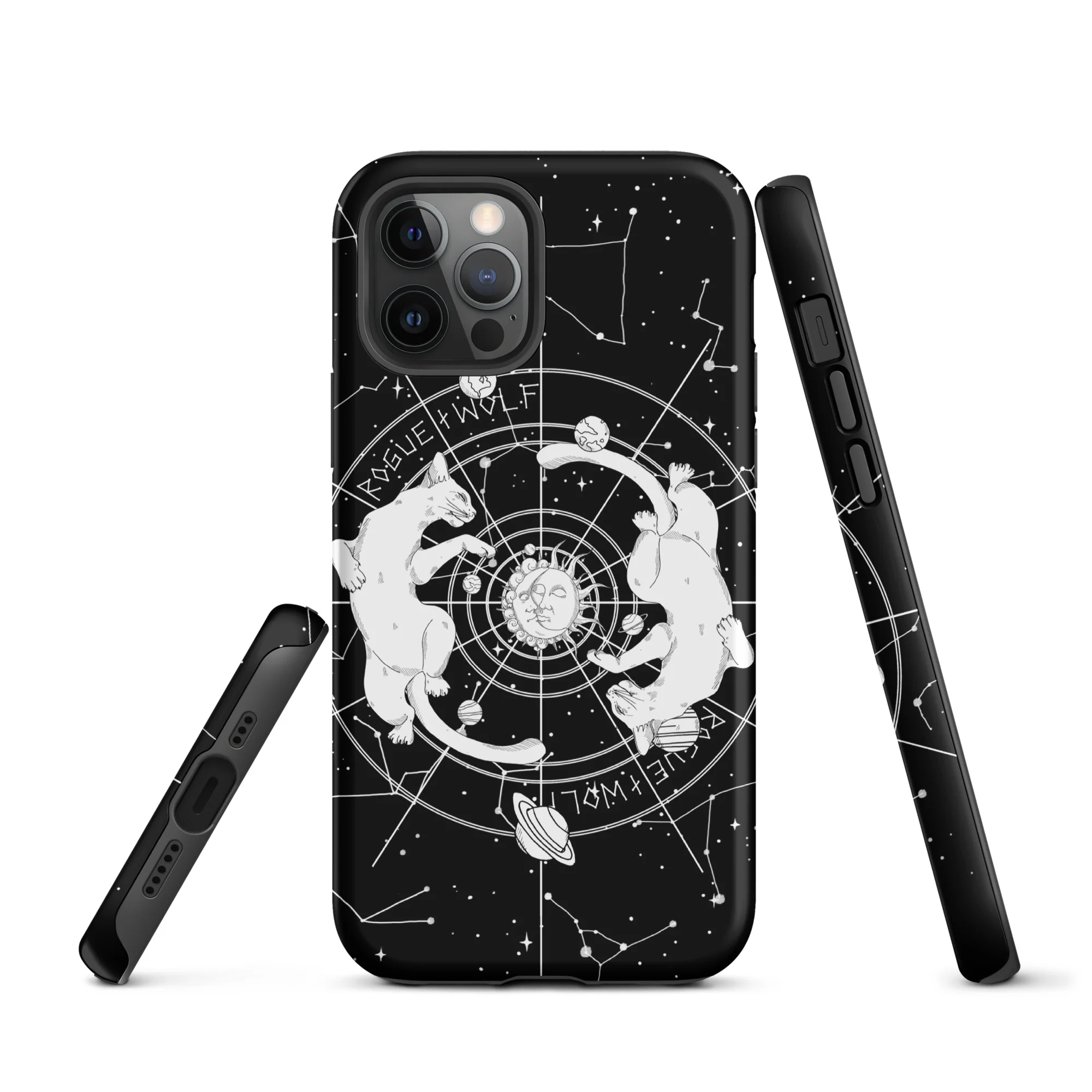 Purr Nebula Tough Phone Case for iPhone - Image 9