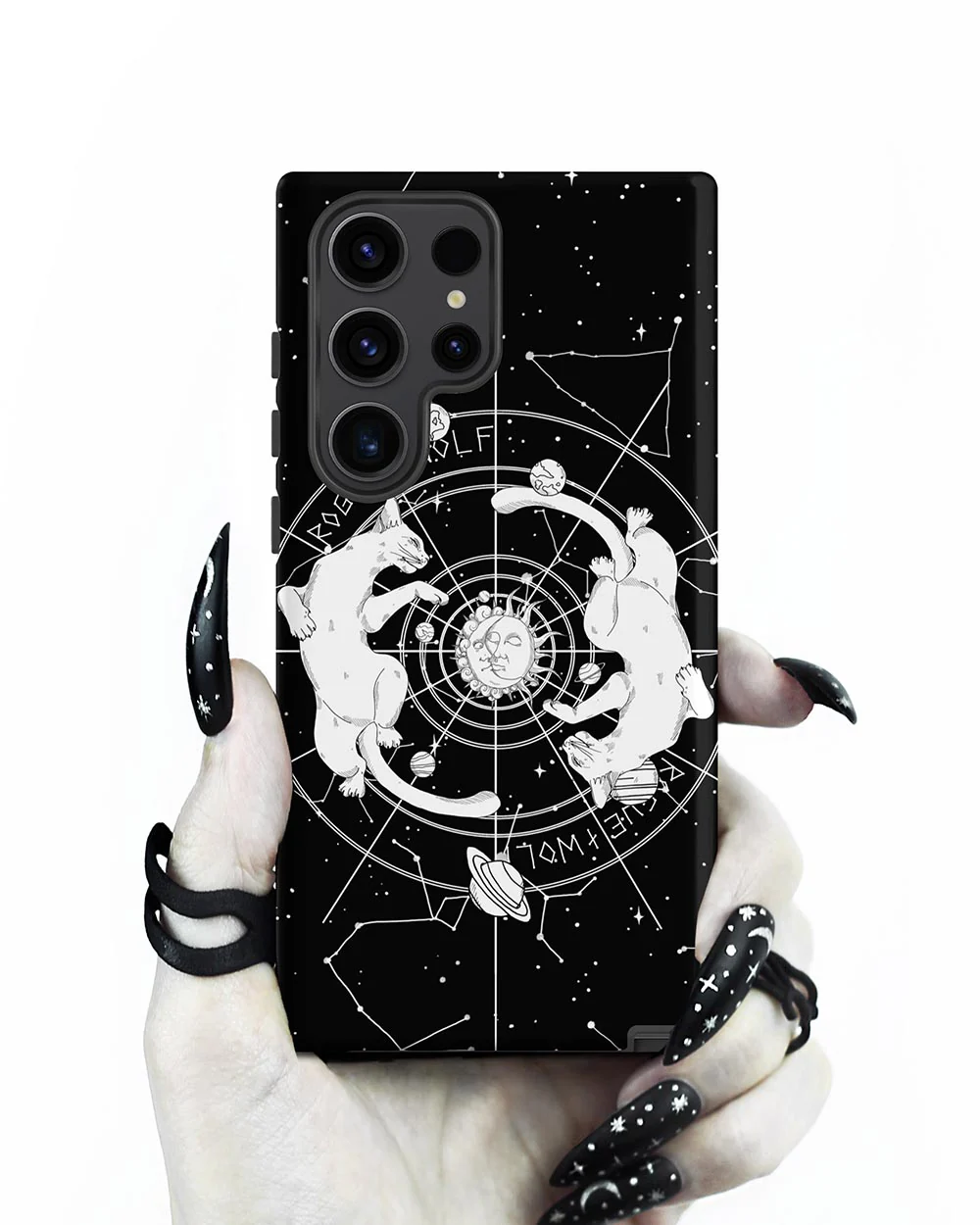 Purr Nebula Tough Phone Case for Samsung