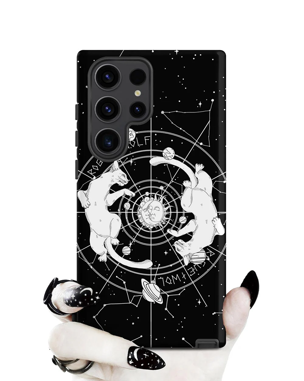 Purr Nebula Tough Phone Case for Samsung - Image 2