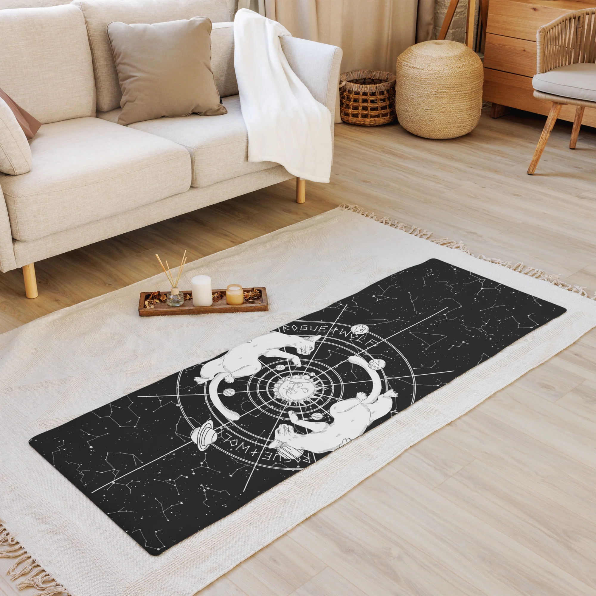 Purr Nebula Yoga Mat - Image 3