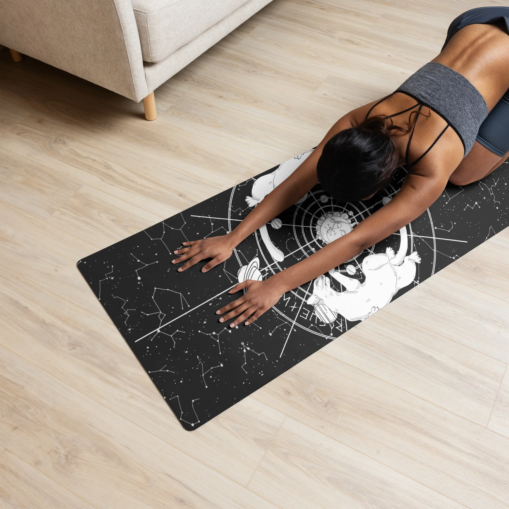Purr Nebula Yoga Mat - Image 7