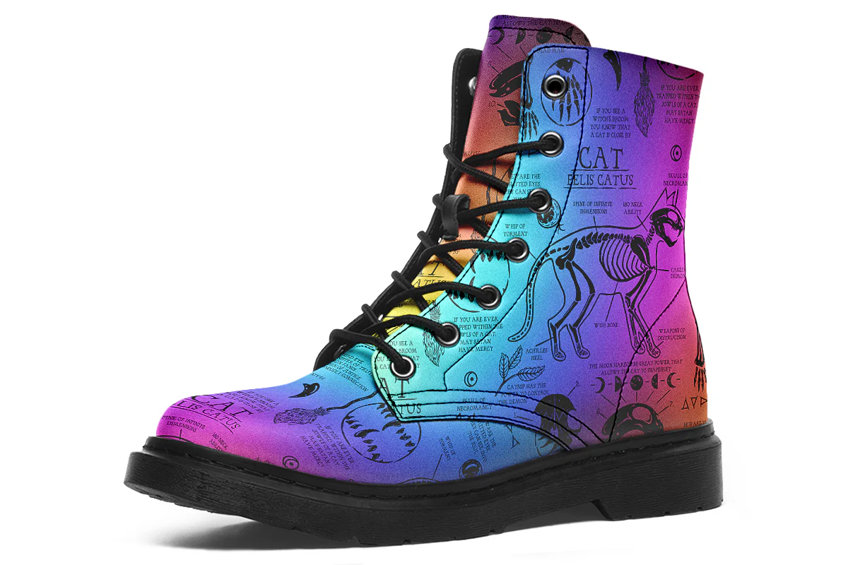Rainbow Cat Study Boots - Image 4