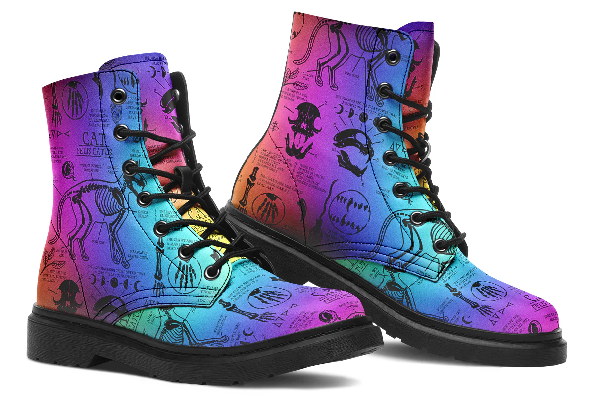 Rainbow Cat Study Boots - Image 5