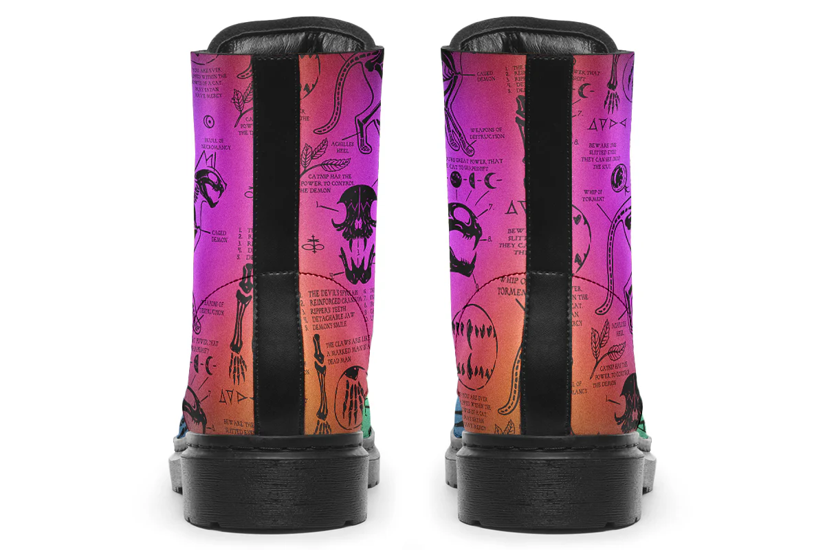 Rainbow Cat Study Boots - Image 7