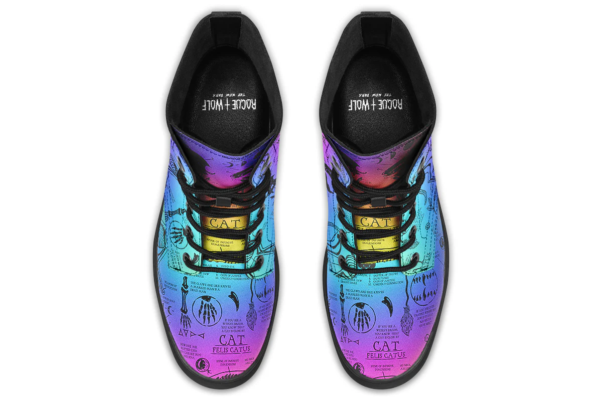 Rainbow Cat Study Boots - Image 8
