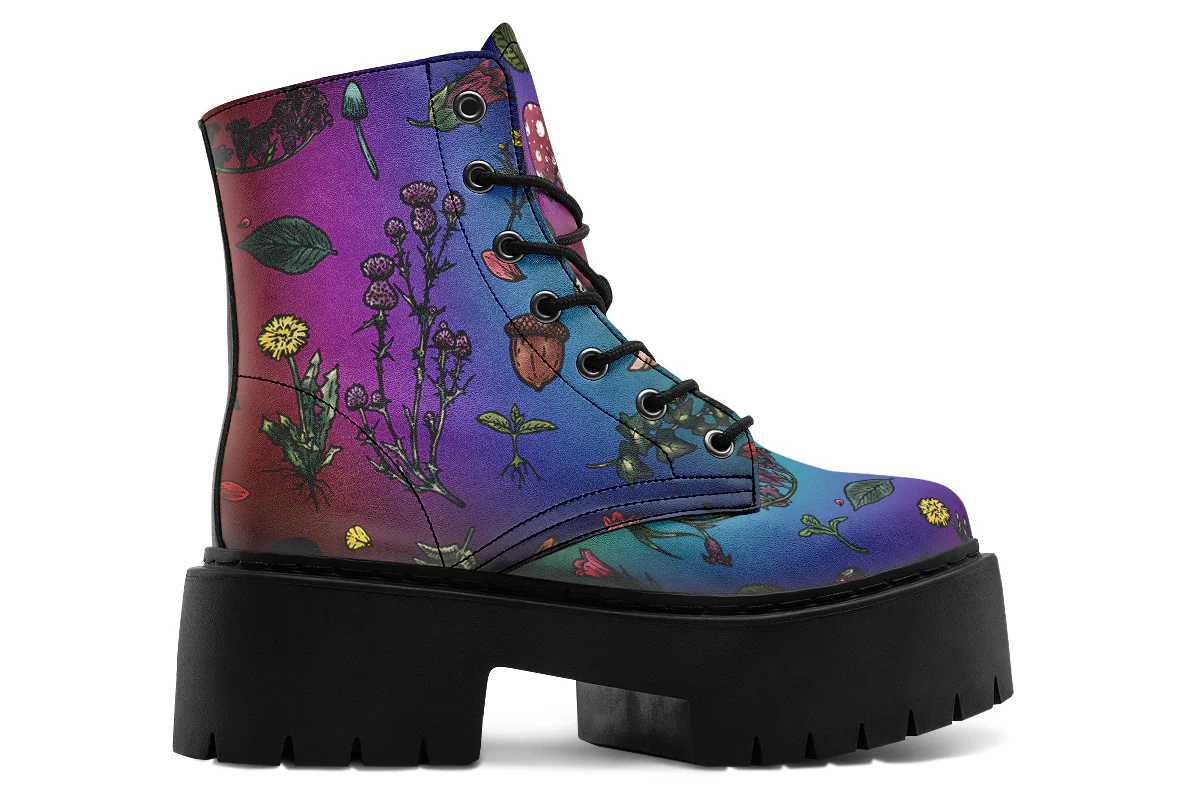 Rainbow Herbology Platform Boots - Image 3