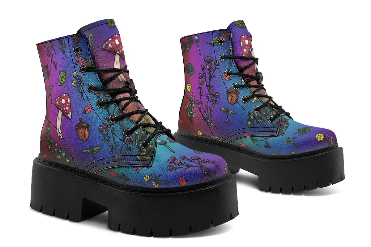 Rainbow Herbology Platform Boots - Image 4